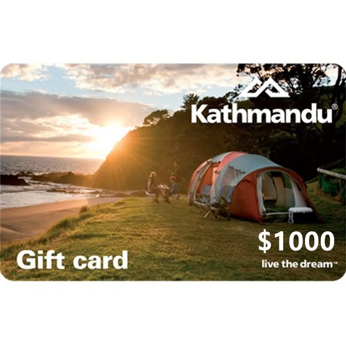 Kathmandu $1000 NZD Digital Gift Card (Email Delivery)