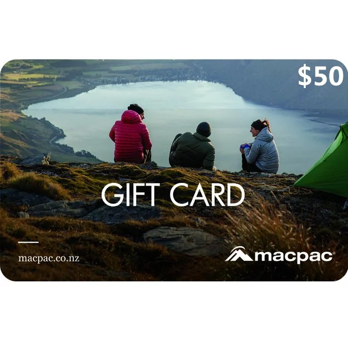 Macpac $50 NZD Digital Gift Cards (Email Delivery)