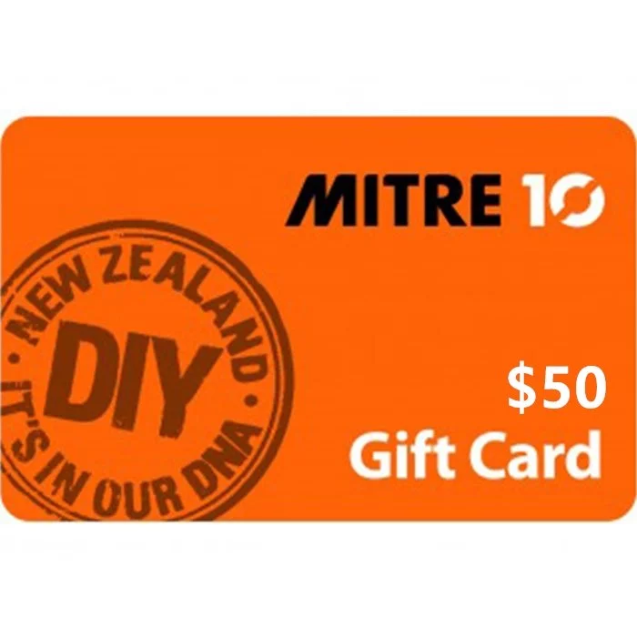 Mitre 10 $50 NZD Digital E-Gift Cards (Email Delivery)