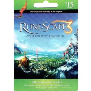 Runescape 3 Game $15 NZD Prepaid Digital Gift Card