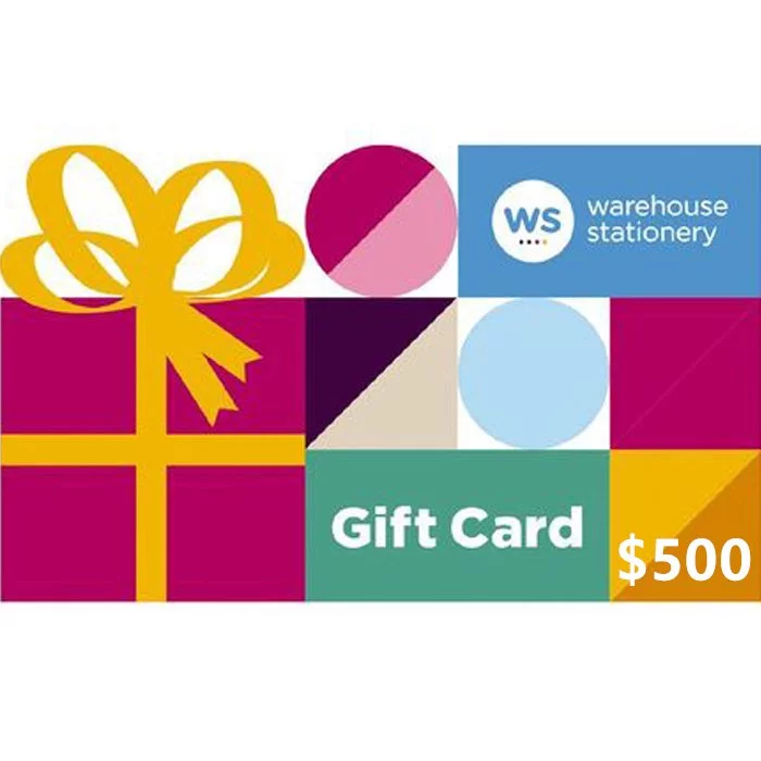 Warehouse Stationery $500 NZD Physical Gift Card (Express Delivery)