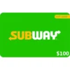 Subway $100 NZD Digital eGift Cards (Email Delivery)