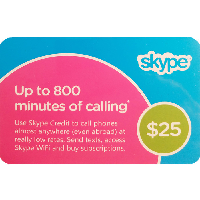 Skype $25 NZD Digital Gift Cards (Email Delivery)