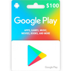 Google Play $100 USD Digital Gift Cards (Email Delivery)