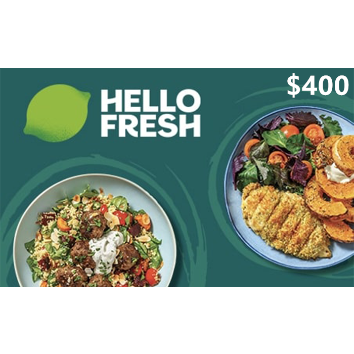 HelloFresh $400 NZD Digital Gift Cards (Email Delivery)