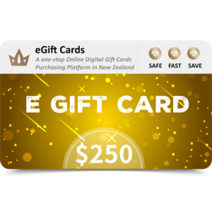 eGift Cards $250 NZD E Gift Card (Email Delivery)