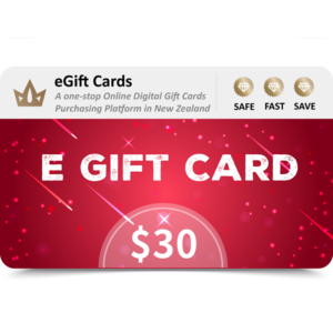 eGift Cards $30 NZD E Gift Card (Email Delivery)