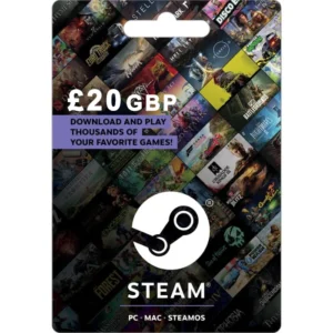 Steam £20 GBP (UK) Digital Gift Card (Email Delivery)