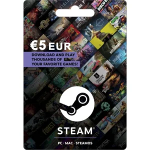 Steam €5 EUR Digital Gift Card (Email Delivery)