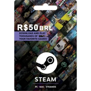 Steam R$50 BRL (BR) Digital Gift Card (Email Delivery)