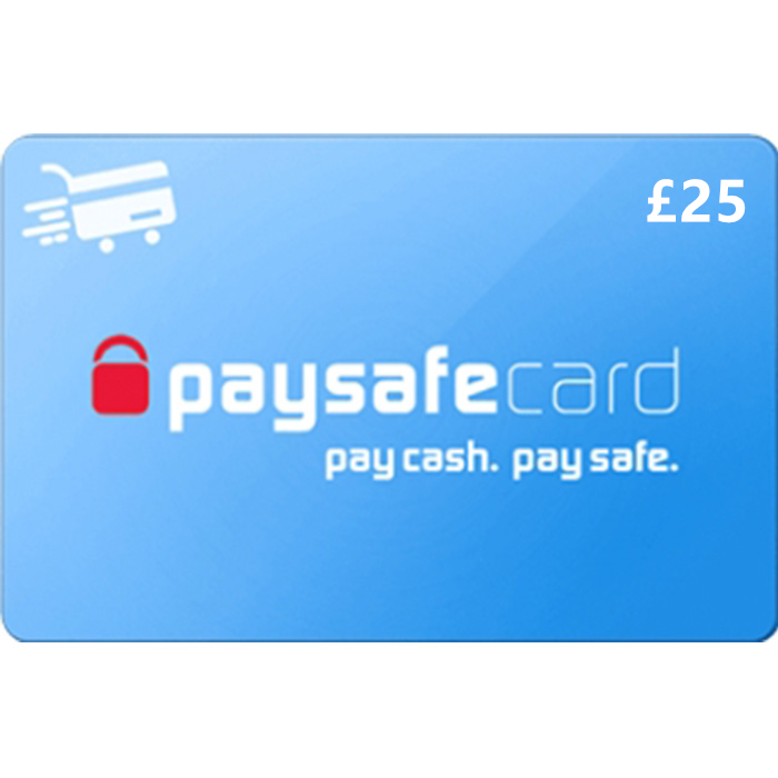 paysafecard Voucher £25 GBP (UK) Digital Gift Card (Email Delivery)