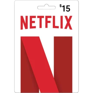 Netflix $15 USD Digital Gift Card (Email Delivery)