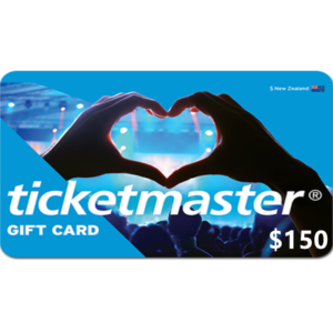 Ticketmaster Gift Card $150 NZD Digital Gift Cards (Email Delivery)