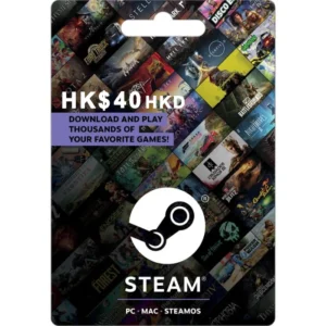 Steam HK$40 HKD Digital Gift Card (Email Delivery)