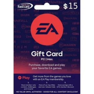 EA $15 USD Origin Gift Card (Email Delivery)